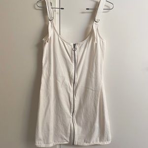 Amuse Society white denim dress S